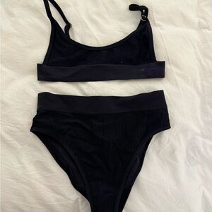 Frankie's Bikinis Black Swimwear